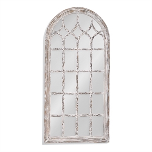 Ingram Floor Mirror in White Engineered Wood