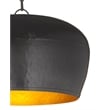 Bell Pendant in Dark Bronze Hammered Metal