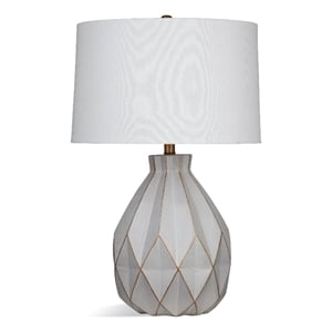 nofa table lamp in gray ceramic