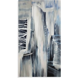 Blue Theory in Gallery Wrapped Canvas Fabric