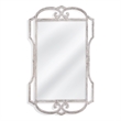Carthage Wall Mirror in White Washed Wood