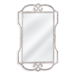 Carthage Wall Mirror in White Washed Wood