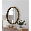 Sansee Wall Mirror in Brass Clad Engineered Wood