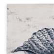 Bassett Mirror Coastal Canvas Fabric Wall Art with Shell I in Blue
