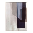 Salone Wall Art in Gold Framed Gallery Wrapped Canvas Fabric
