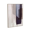 Salone Wall Art in Gold Framed Gallery Wrapped Canvas Fabric