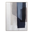 Salone Wall Art in Gold Framed Gallery Wrapped Canvas Fabric