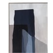 Salone Wall Art in Gold Framed Gallery Wrapped Canvas Fabric