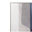 Salone Wall Art in Gold Framed Gallery Wrapped Canvas Fabric