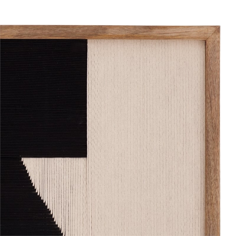 Brachiaria Wall Art in Natural Engineered Wood Frame
