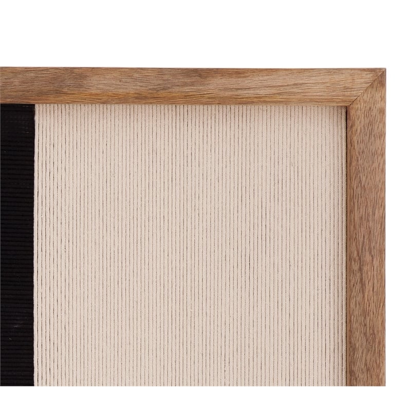 Brachiaria Wall Art in Natural Engineered Wood Frame