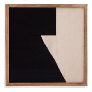 Brachiaria Wall Art in Natural Engineered Wood Frame