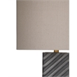 Gannex Table Lamp in Gray Cement Stone