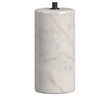 Studio Floor Lamp in Black Metal with Marble Base