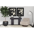 Studio Floor Lamp in Black Metal with Marble Base