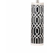 Baaker Table Lamp in Black and White Resin and Bone