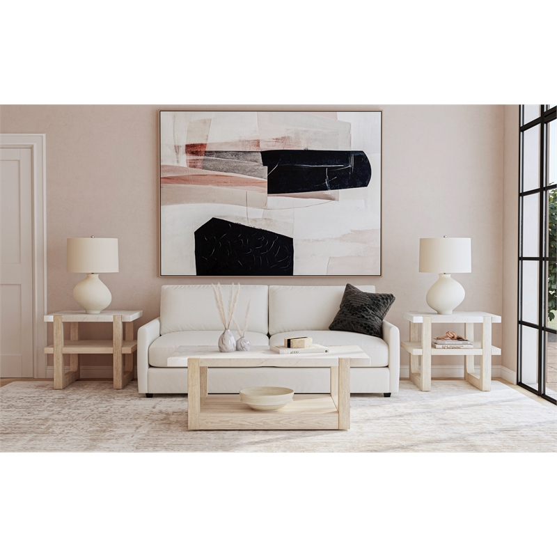 Milano in Black Gallery Wrapped Canvas Fabric