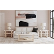 Milano in Black Gallery Wrapped Canvas Fabric
