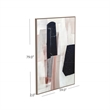 Milano in Black Gallery Wrapped Canvas Fabric