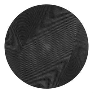 Sundra Wall Art in Black Engineered Wood