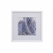 Leaves Set of 2 Matted Prints in White Polyurethane Frame