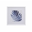 Leaves Set of 2 Matted Prints in White Polyurethane Frame
