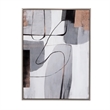 Standards in Silver Frame on Canvas Fabric