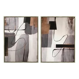 Standards in Silver Frame on Canvas Fabric