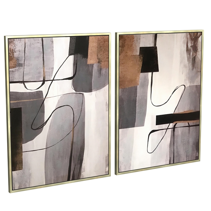 Standards in Silver Frame on Canvas Fabric