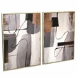 Standards in Silver Frame on Canvas Fabric