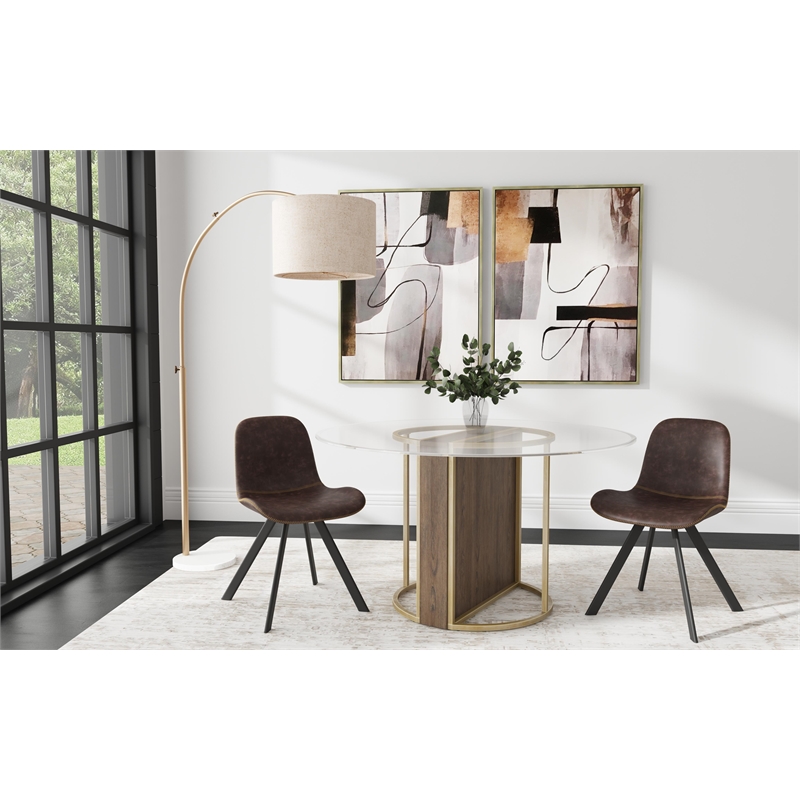 Standards in Silver Frame on Canvas Fabric