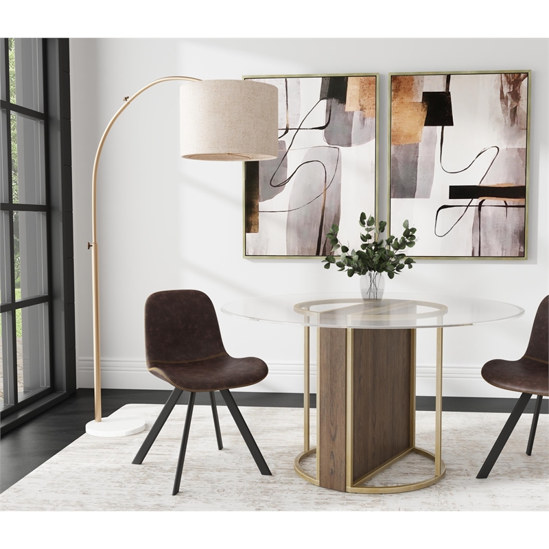 Standards in Silver Frame on Canvas Fabric