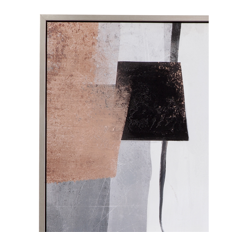 Standards in Silver Frame on Canvas Fabric