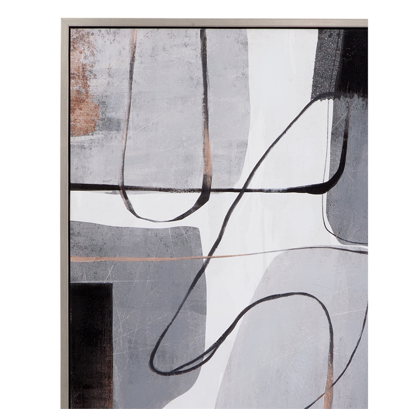 Standards in Silver Frame on Canvas Fabric