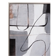 Standards in Silver Frame on Canvas Fabric