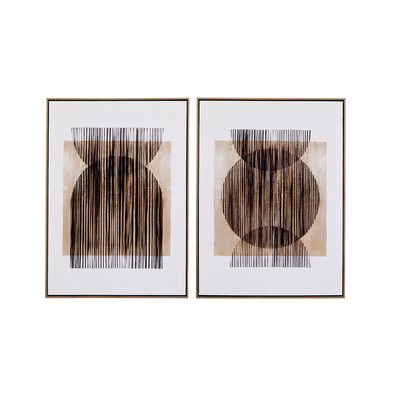 Together in Gold Canvas Fabric
