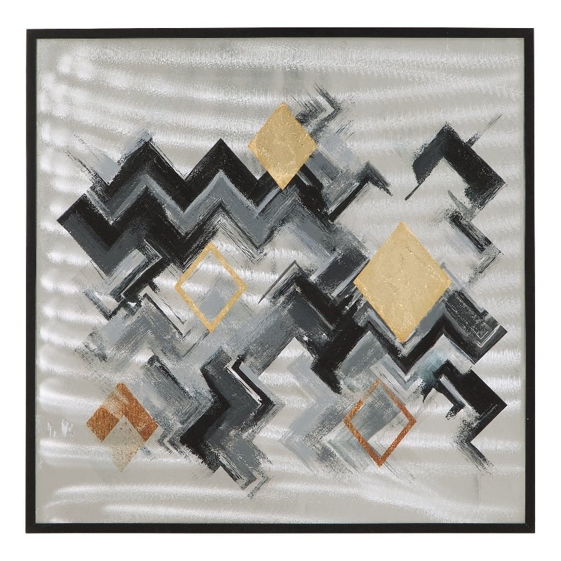 Ways in Aluminum with Black Metal Frame