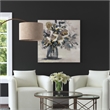 Chloe in Gray Gallery Wrapped Canvas Fabric
