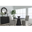 Mackie Dining Chair in Gray Fabric and Wood