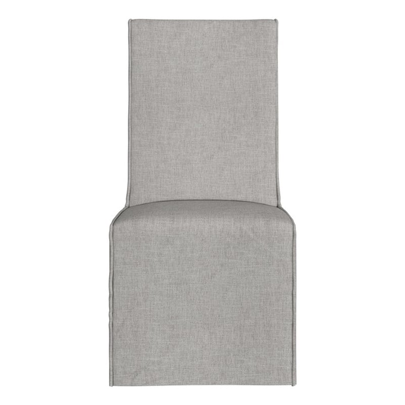 Mackie Dining Chair in Gray Fabric and Wood