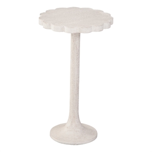 Keiran Accent Table in White Washed Wood
