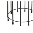 Hartley Accent Table in Matte Black Metal