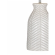 Sabrina Cream Terra Cotta Table Lamp with Fabric Shade