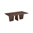 Lasso Modern Inspired Rectangular Cocktail Table in Natural Wood