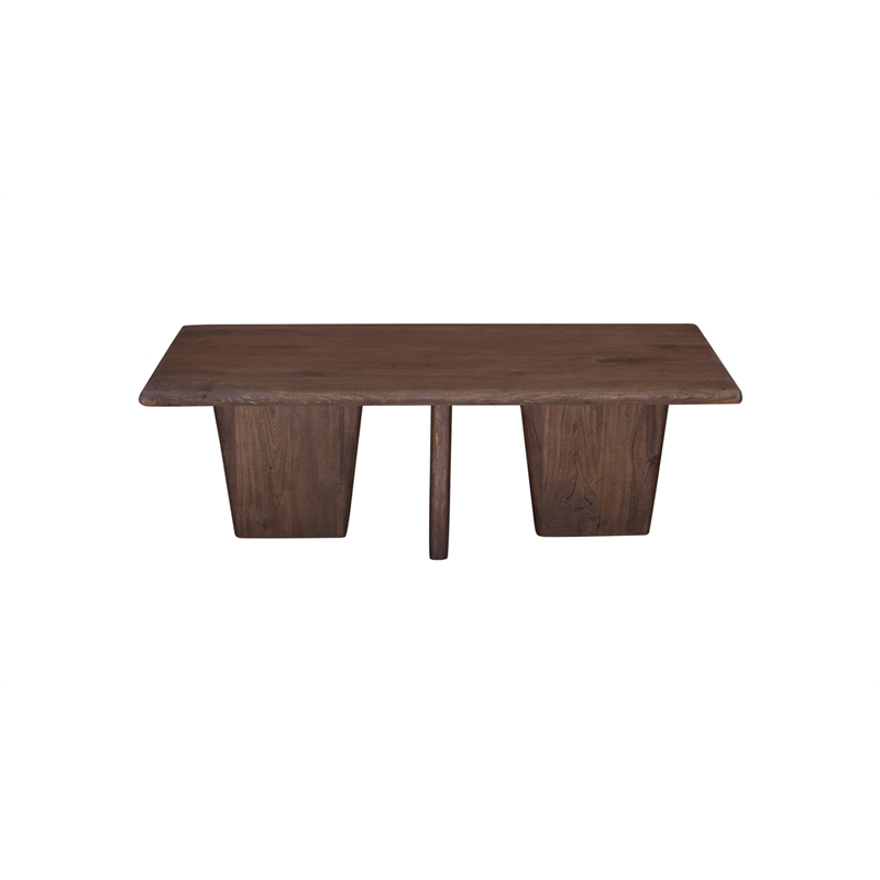 Lasso Modern Inspired Rectangular Cocktail Table in Natural Wood