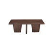 Lasso Modern Inspired Rectangular Cocktail Table in Natural Wood