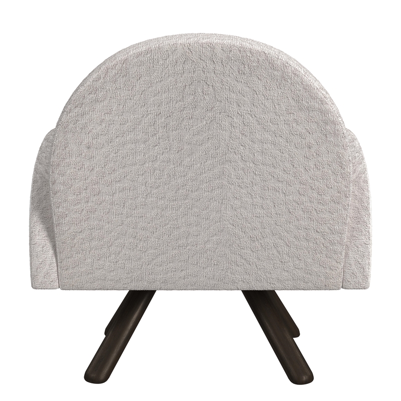 Myrtle Modern Beige Accent Chair with Wood Frame