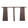 Bassett Mirror Lasso Modern Wood Console Table in Natural/Brown