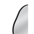 Karaniya Wall Mirror in Black Engineered Wood Frame