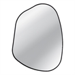 Karaniya Wall Mirror in Black Engineered Wood Frame